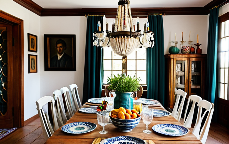 디자인에서 패턴과 텍스처 활용법 - **Prompt:** "A modern living room with a minimalist design. A plush, textured rug in a neutral tone ...