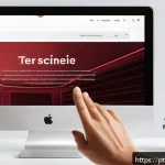 Home 18 웹 디자인에서 인터랙티브 요소 추가 팁 - A modern, clean website interface showcasing subtle visual feedback effects: a user’s hand cursor ho...